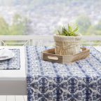 Τραβέρσα/Ράνερ Τραπεζιού Αιγαίον 45X150 Aqua Blue